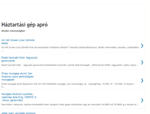 Tablet Screenshot of gepek-haztartasigep.blogspot.com