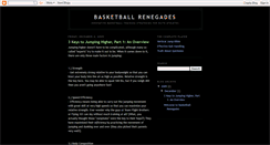 Desktop Screenshot of basketballrenegades.blogspot.com