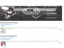 Tablet Screenshot of elektronika-elektronika.blogspot.com