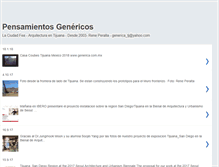 Tablet Screenshot of generica.blogspot.com