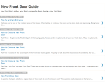Tablet Screenshot of new-front-door.blogspot.com