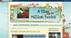 Desktop Screenshot of abluemillionbooks.blogspot.com