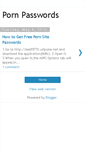 Mobile Screenshot of how-to-get-porn-passwords.blogspot.com