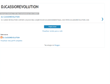 Tablet Screenshot of djcassiorevolution.blogspot.com