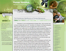 Tablet Screenshot of human-variation.blogspot.com