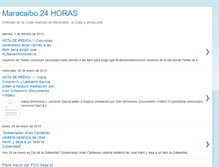 Tablet Screenshot of noticiasmaracaibo.blogspot.com