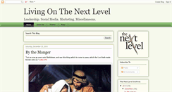 Desktop Screenshot of livingonthenextlevel.blogspot.com