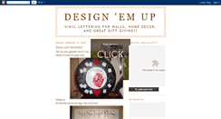 Desktop Screenshot of designemup.blogspot.com