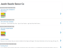 Tablet Screenshot of jazzledazzledanceco.blogspot.com