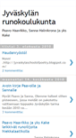 Mobile Screenshot of jyvaskylanrunokoulukunta.blogspot.com