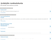 Tablet Screenshot of jyvaskylanrunokoulukunta.blogspot.com