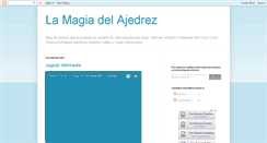Desktop Screenshot of ajedrezmagico.blogspot.com