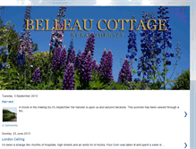 Tablet Screenshot of belleaucottage.blogspot.com