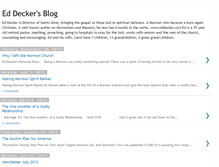 Tablet Screenshot of eddeckersblog.blogspot.com