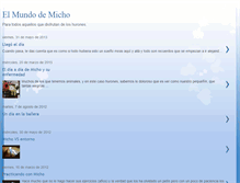 Tablet Screenshot of mundomicho.blogspot.com