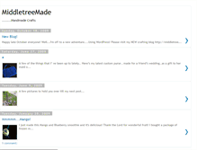 Tablet Screenshot of middletreemade.blogspot.com