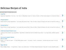 Tablet Screenshot of deliciousrecipesofindia.blogspot.com