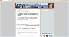 Desktop Screenshot of doctorozblog.blogspot.com