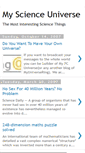 Mobile Screenshot of myscienceuniverse.blogspot.com