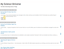 Tablet Screenshot of myscienceuniverse.blogspot.com