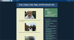 Desktop Screenshot of cantwellfamily.blogspot.com