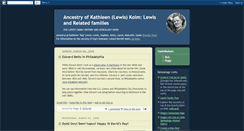Desktop Screenshot of lewisfamilynews.blogspot.com