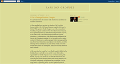 Desktop Screenshot of fashiongroupie.blogspot.com