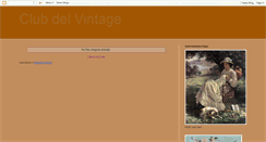 Desktop Screenshot of clubdelvintage.blogspot.com