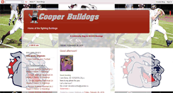 Desktop Screenshot of cooperbulldogs.blogspot.com