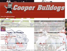 Tablet Screenshot of cooperbulldogs.blogspot.com