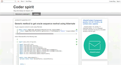 Desktop Screenshot of coderspirit.blogspot.com