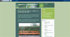 Desktop Screenshot of cogitationsofthischildofgod.blogspot.com