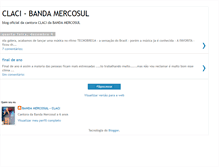 Tablet Screenshot of clacibandamercosul.blogspot.com