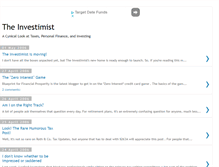 Tablet Screenshot of investimist.blogspot.com