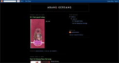 Desktop Screenshot of abanggersang.blogspot.com