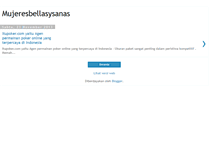 Tablet Screenshot of mujeresbellasysanas.blogspot.com