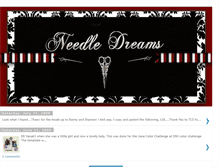 Tablet Screenshot of needledreams1.blogspot.com