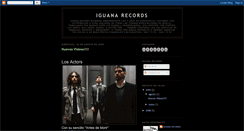 Desktop Screenshot of iguanarecords.blogspot.com