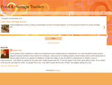 Tablet Screenshot of foodandheritage.blogspot.com