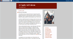 Desktop Screenshot of a-capite-ad-calcem.blogspot.com