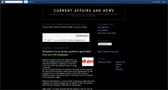 Desktop Screenshot of currentaffairsandnews.blogspot.com