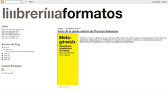 Desktop Screenshot of libreriaformatos.blogspot.com