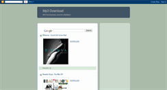 Desktop Screenshot of my-mp3blog.blogspot.com
