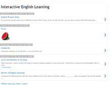 Tablet Screenshot of englishactivities4u.blogspot.com