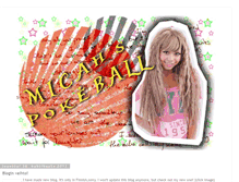 Tablet Screenshot of micahspokeball.blogspot.com