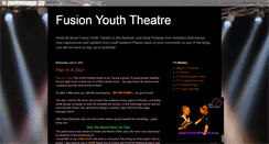 Desktop Screenshot of fusionyouththeatre.blogspot.com