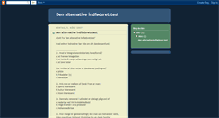 Desktop Screenshot of denalternativeindfodsretstest.blogspot.com