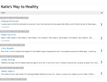 Tablet Screenshot of katieswaytohealthy.blogspot.com