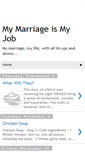 Mobile Screenshot of mymarriageismyjob.blogspot.com