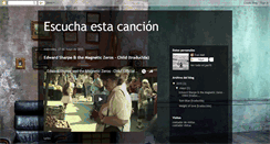 Desktop Screenshot of escuchaestacancion.blogspot.com